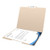 Manila Letter Size Top Tab Single Ply Folders with 1/3 Cut Assorted Tabs, 11 pt Manila Stock, 100/Box