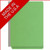 Green Letter Size End Tab Classification Folder With 2" gray tyvek expansion and 2" Bonded Fasteners On Inside Front And Inside BACK. 18 PT. Paper Stock, 25/BOX