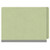 Peridot green letter size end tab classification folder with 2" dark green tyvek expansion and 2" bonded fasteners on inside front and inside back. 25 pt type 3 pressboard stock. Packaged 25/125.