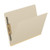 Manila letter size end tab classification folder with 2" gray tyvek expansion and 2" bonded fasteners on inside front and inside back. 18 pt manila stock. Packaged 25/125.