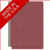 Dark red letter size end tab classification folder with 2" russet brown tyvek expansion and 2" bonded fasteners on inside front and inside back. 25 pt type 3 pressboard stock. Packaged 25/125.