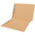 Tan Kardex match letter size reinforced top and end tab folder with tic marks printed on end tab and 2" bonded fastener on inside front and back. 11 pt tan stock. Packaged 50/250.