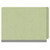 Peridot green letter size end tab three divider classification folder with 3" dark green tyvek expansion, with 2" bonded fasteners on inside front and inside back and 1" duo fastener on dividers - DV-S43-38-3PER