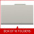 Grey legal size top tab three divider classification folder with 3" gray tyvek expansion, with 2" bonded fasteners on inside front and inside back and 1" duo fastener on dividers - DV-T53-38-3GRY