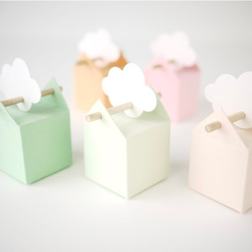 Boites à dragées pastel, tendres et sucrées