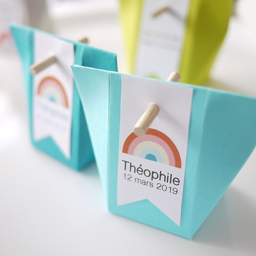 Bandeau Kabagami personnalisé Arc-en-ciel Bandeau Kabagami personnalisé Arc-en-ciel