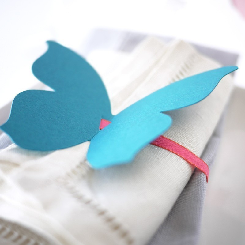 Papillon, décoration de table