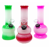 5" FANCY SHADE GLASS ON RUBBER WATER PIPE - [RJA71]