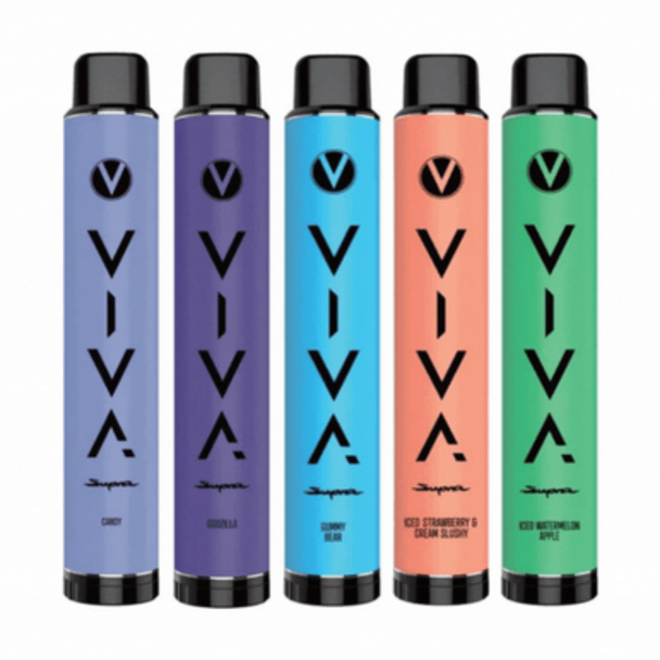 VIVA SUPRA DISPOSABLE 11ML 5% NIC 4000 PUFFS - PACK OF 10