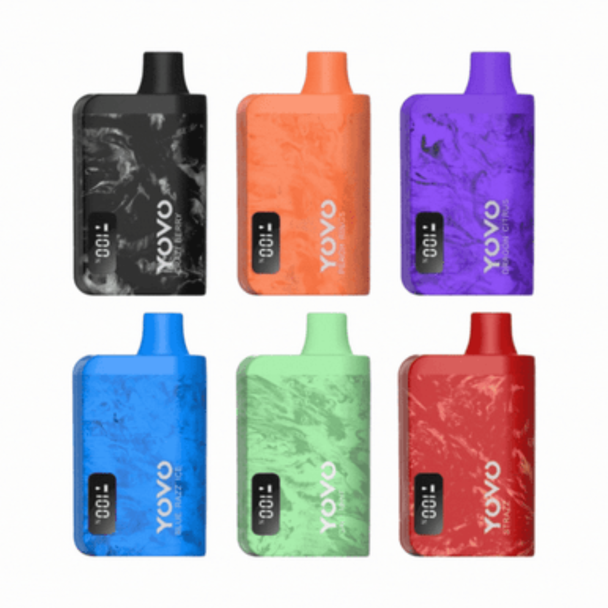 YOVO JB8000 8000 PUFFS DISPOSABLE VAPE 5 PACK