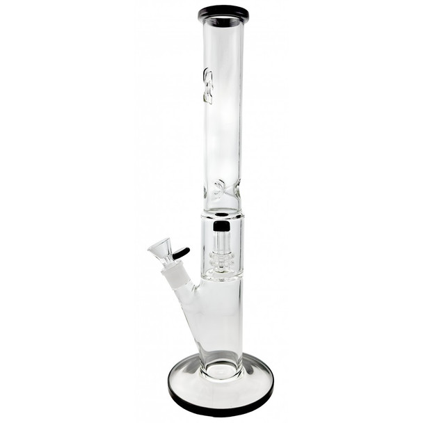 17" SINGLE MATRIX STRAIGHT WATER PIPE WITH 14M BOWL BY DANK GLASS