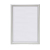 A2 Silver Matt Anodised Aluminium Snap Lock Poster Frame with Square Corners