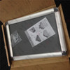 A0 Snap Lock Poster Frame 25mm Silver Matt Rounded Corner
