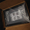 Black snap frame individually boxed with protective film and instruction sheet