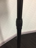 Adjustable metal poster stand with 360° rotatable snap frame
