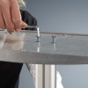A4 literature holder floor stand with clear acrylic pocket