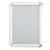 Silver 25mm snap lock poster frame in A0 to A4 sizes