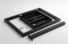 A1 double sided black metal poster stand floor display