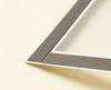 Black A1-A5 self-adhesive window poster sign holder by TLT Retail Display