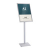 A2 Sign Floor Stand (Heavy Duty Base) Frame Poster Stand Display Stands Silver