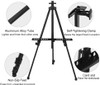Lightweight tripod easel stand displaying an A0 board