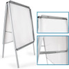 A1 double sided A-board pavement sign with round corner snap frames