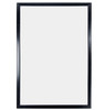 Empty black 32mm snap frame, front view