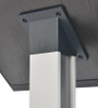 A3 magnetic front panel floor standing menu and brochure display stand