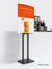 Premium adjustable display frame for banner boards and corflute posters, 60x90 to 160cm