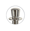 Short silver stanchion queue crowd barrier system