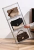 Transparent stackable display case storage box 40 x 25 x 30cm