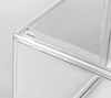 Transparent stackable display case box storage 36x22x28cm TLT Retail Display