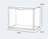 Transparent stackable display case box storage 36x22x28cm TLT Retail Display