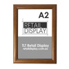 A2 Snap lock Poster Frames holder 25mm Wood LookingSQ (view 5)