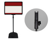 A5 POS Floor Sign Holder with Adjustable Height for Supermarkets