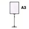A3 POS floor sign holder stand for retail stores