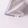 A5 L-Shape PS/ABS Sign Holder - Clear Portrait Display Stand