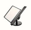 Deluxe Rotatable Desktop Menu Holder - 10 Double-Sided Pockets, Adjustable Stand, Restaurant Tabletop Display (view 2)