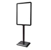 Black Premium A1 Double-Sided Floor Stand Sign Frame