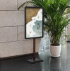 Black Premium A1 Double-Sided Floor Stand Sign Frame