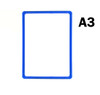 A3 POS Sign Holder Frame with Blue Border