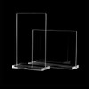 12mm clear acrylic base and bottom load slot on the A4/A5 sign holder