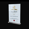 A4 double-sided portrait acrylic sign holder