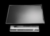 Freestanding A4 portrait acrylic menu stand for reception desks and retail counters