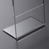 A5 Portrait L-Shape Single Sided Acrylic Sign Holder