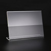 A3 landscape acrylic sign holder with a print dropped in from the top