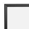 Black 32mm snap frame with the anti-glare PVC cover in place
