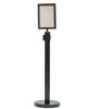 Heavy Duty Black Stanchion for Queue and Crowd Control