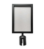 Heavy Duty Black Stanchion for Queue and Crowd Control
