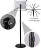 A2 / A3 / A4 Floor Poster Display / Snap Frame Stand Foyer Pedestal / Adjustable Height Sign Holder Menu Black AR